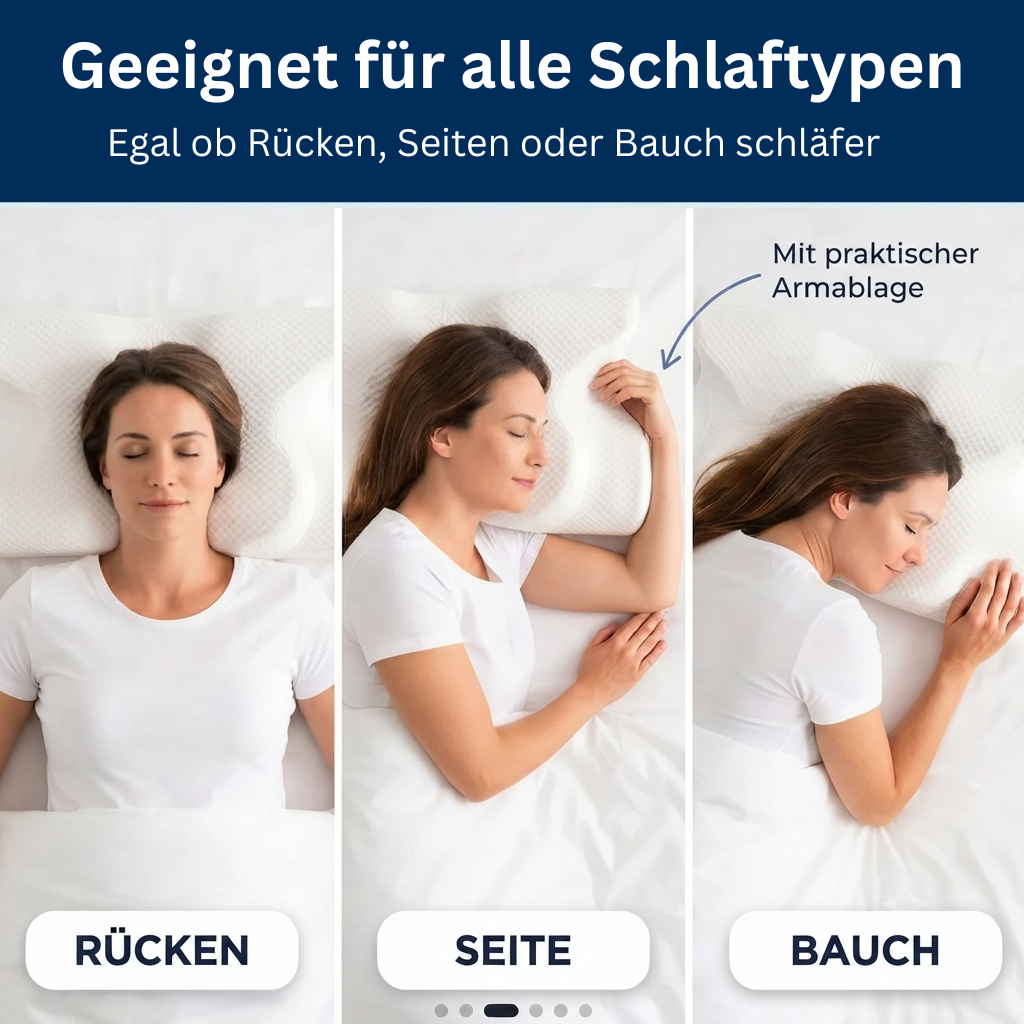 Orthopädisches Kopf- & Nackenstützkissen