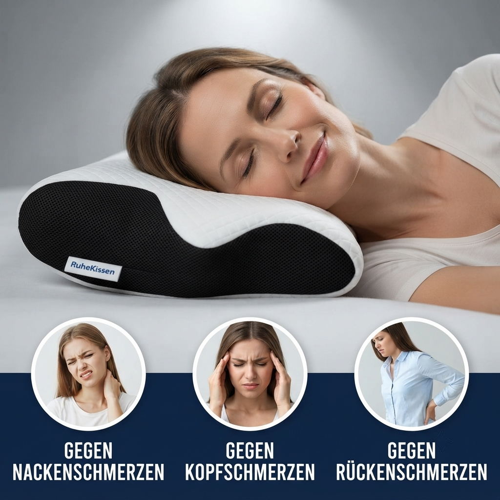 Orthopädisches Kopf- & Nackenstützkissen